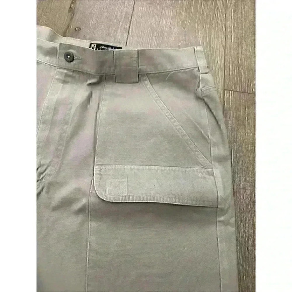 Eddie Bauer Shorts Mens 40 Khaki Tan Field Short Legend Cargo Pockets Cotton - Picture 5 of 9